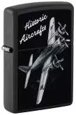 Produktbild Zippo Historic Aircrafts schwarz matt mit Flugzeug Color Image - 60007558