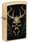 Produktbild Zippo Horror Skull Messing poliert mit Color Image Druck - 60007692