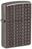 Produktbild Zippo Geometric Muster Armor Case Black Ice mit Tiefen-Gravur - 60007509