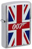 Produktbild Zippo James Bond 007 Union Jack Flagge Chrom gebürstet Farbdruck - 60007546