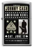 Produktbild Zippo Johnny Cash American Rebel Chrom gebürstet mit Color Image Druck - 60007611