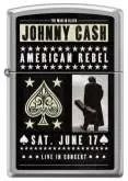 Produktbild Zippo Johnny Cash American Rebel Chrom gebürstet mit Color Image Druck - 60007611