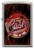 Produktbild Zippo Johnny Cash Ring of Fire Chrom gebürstet mit Color Image Druck - 60007609