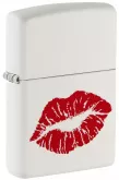 Produktbild Zippo Kiss weiß matt mit Color Image - 60007372