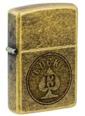 Produktbild Zippo Lucky 13 Messing Antik Lustre Antique Brass - 60007741