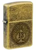 Produktbild Zippo Lucky 13 Messing Antik Lustre Antique Brass - 60007741