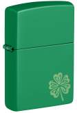 Produktbild Zippo Lucky Clover Grass Green Laser Gravur - 60007544
