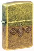 Produktbild Zippo Medieval Pattern Messing Antik graviert Antique Brass - 60007529