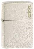 Produktbild Zippo Mercury Glass Matte Basismodell weiß mit Zippo Logo - 60005219
