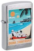 Produktbild Zippo Original Stormtrooper Beach Design Chrom gebürstet - 60007760
