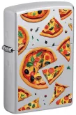 Produktbild Zippo Pizza satin Chrom mit Color Image - 60007385