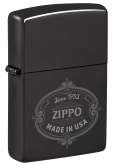 Produktbild Zippo Plakette schwarz poliert mit Photo Image Druck - 60007713