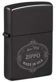Produktbild Zippo Plakette schwarz poliert mit Photo Image Druck - 60007713