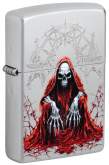 Produktbild Zippo Reaper Skull Chrom satiniert mit Laser & Color Image Druck - 60007576
