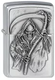 Produktbild Zippo Reapers Curse Skull Chrom mit Metall Emblem - 2000856