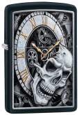 Produktbild Zippo Skull Clock schwarz matt mit Color Image Druck - 60004591