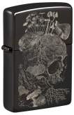 Produktbild Zippo Skull Mushroom schwarz hochglänzend mit Color Image - 60006609