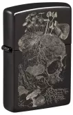 Produktbild Zippo Skull Mushroom schwarz hochglänzend mit Color Image - 60006609