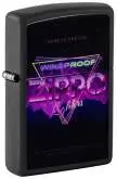 Produktbild Zippo Triangle Neon schwarz matt mit Farbdruck - 60007223