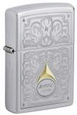 Produktbild Zippo Vintage-Ranken Chrom Satin mit Auto Two-Tone Gravur- 60007733
