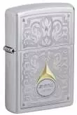 Produktbild Zippo Vintage-Ranken Chrom Satin mit Auto Two-Tone Gravur- 60007733