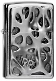 Produktbild Zippo Voronoi chrom gebürstet mit Emblem - 2004313