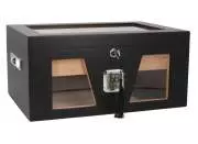Produktbild Angelo Humidor 3 Sichtfenster 2 schwarz