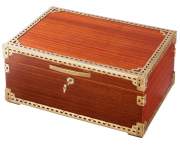 Produktbild Angelo Humidor Massivholz mit Messingverzierung Premium