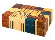 Produktbild Angelo Humidor moderne Intarsien Furnier Premium