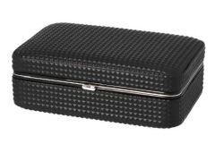 Produktbild Reisehumidor Angelo Kunstleder Diamond schwarz 8 Zigarren
