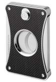 Bild zu Caseti Zigarrenabschneider Doppelklingen Cutter Carbon Ring 56 / 22mm Schnitt