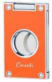 Bild zu Caseti Zigarrenabschneider Doppelklingen Cutter orange Ring 56 / 22mm Schnitt