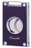 Produktbild Caseti Zigarrenabschneider Doppelklingen Cutter lila Ring 56 / 22mm Schnitt