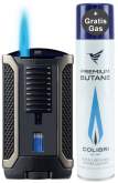 Produktbild Colibri Apex II anthrazit metallic schwarz Feuerzeug mit Jet-Flamme