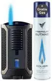 Produktbild Colibri Apex II anthrazit metallic schwarz Feuerzeug mit Jet-Flamme