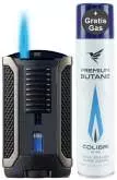 Produktbild Colibri Apex II schwarz metallic schwarz Feuerzeug mit Jet-Flamme
