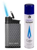 Produktbild Colibri Feuerzeug Evo Carbon Design silber 1-fach Jet-Flamme