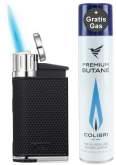 Produktbild Colibri Evo schwarz chrom Feuerzeug 1-fach Jet-Flamme