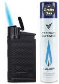 Produktbild Colibri Evo schwarz Feuerzeug 1-fach Jet-Flamme