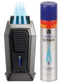Produktbild Colibri Feuerzeug Quantum mit 3-fach Jet-Flamme gun-schwarz
