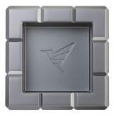 Produktbild Colibri Zigarrenascher Heritage Cube anthrazit Metall 4 Ablagen quadratisch
