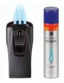 Produktbild Colibri Monaco II Schwarz matt Feuerzeug mit 3-fach Jet-Flamme