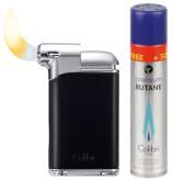 Produktbild Colibri Pacific II Pfeifenfeuerzeug schwarz - chrom