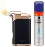Produktbild Colibri Pacific II Pfeifenfeuerzeug schwarz - rosegold