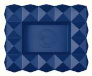 Produktbild Colibri Zigarrenascher Quasar blau Metall 6 Ablagen 25x20x5cm