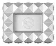 Produktbild Colibri Zigarrenascher Quasar silber Metall 6 Ablagen 25x20x5cm