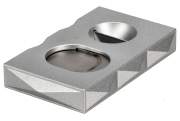 Produktbild Colibri Quasar SV-Cut silber Zwei-in-Eins Taschen Zigarrenabschneider