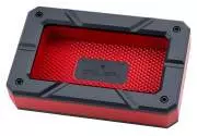 Produktbild Colibri Zigarrenascher Rally schwarz rot Metall 6 Ablagen 26x16x6cm