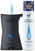 Produktbild Colibri Slim schwarz - schwarz Feuerzeug mit Jet-Flamme