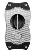 Produktbild Colibri Diamond V-Cut chrom schwarz Kerbschnitt Zigarrencutter